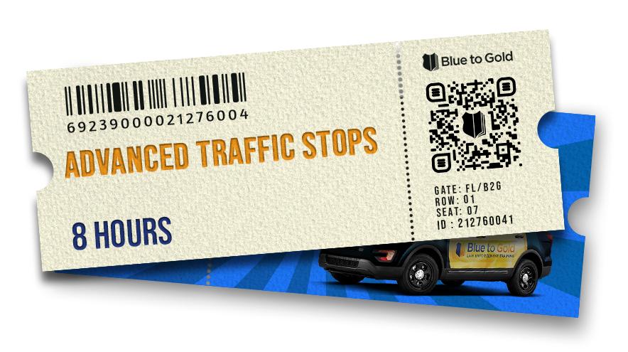Advanced Traffic Stops course ticket