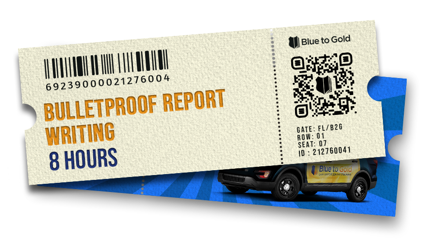 Bulletproof Report Writing course ticket