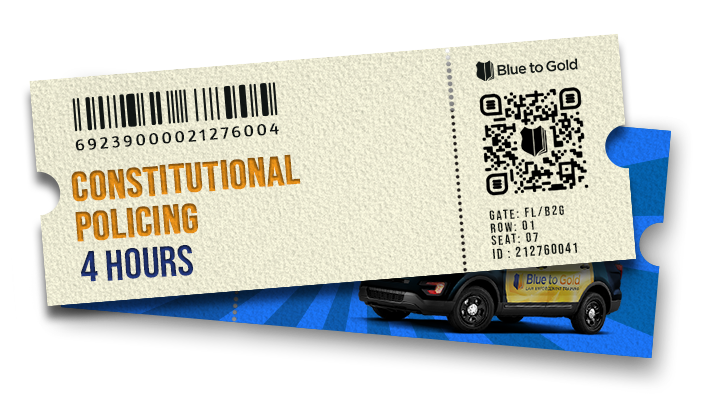 Constitutional Policing course ticket