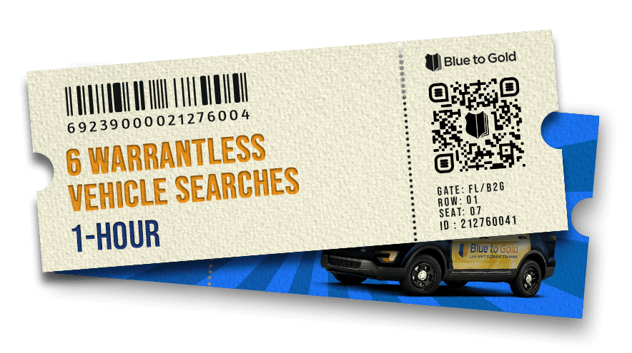 6 Warrantless Vehicle Searches course ticket